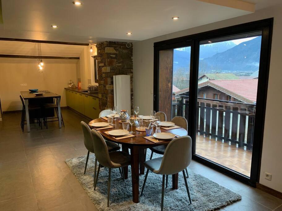Duplex 3 Chambres Vue Mont-Blanc Domancy エクステリア 写真