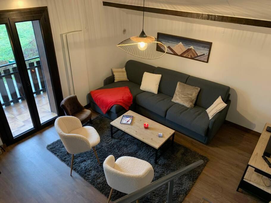 Duplex 3 Chambres Vue Mont-Blanc Domancy エクステリア 写真