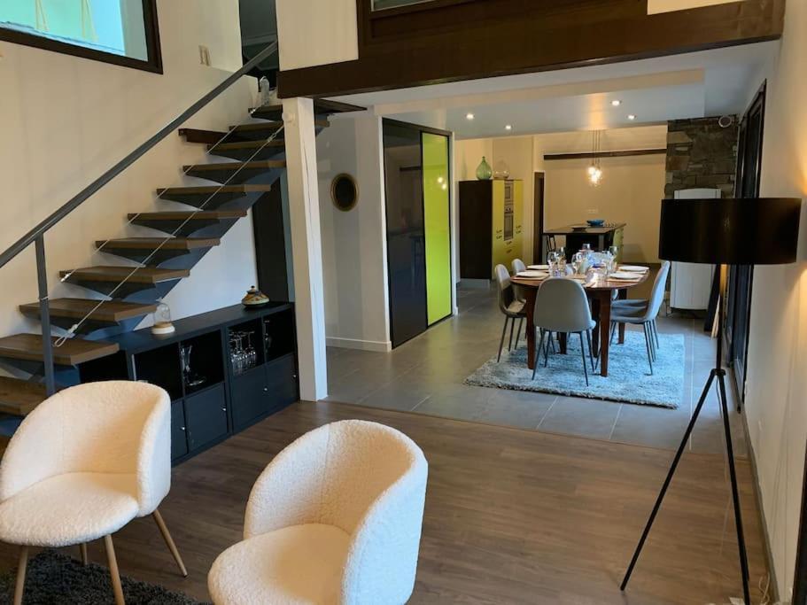 Duplex 3 Chambres Vue Mont-Blanc Domancy エクステリア 写真