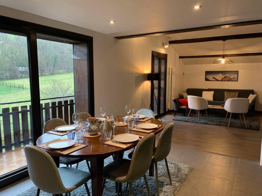 Duplex 3 Chambres Vue Mont-Blanc Domancy エクステリア 写真